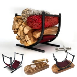 Metal Palo Santo Holder,Suitable for Storing and Protecting Palo Santo Sticks Holder,Elevate The Sense of Ritual in The Meditation Space,Gifts for Sage Aromatherapy Decor (TriUp)(No Palo Santo)