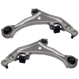 AUQDD 8Pcs Front End Suspension Kit Fit For 2009-2014 Ni-ssan Murano, 2 Lower Control Arm w/Ball Joint 2 Sway Bar Link 4 Outer Inner Tie Rod End (# K622157 K622158 K750784 EV800639 ES800357 ES800358)