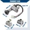 Hihaha Ignition Switch Lock Cylinder Panel Lock Cushion Lock w/Key