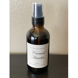 Handmade Room Spray *COCONUT PARADISE* 4 oz  Room + Linen Spray; Tropical, Vibrant Citrus