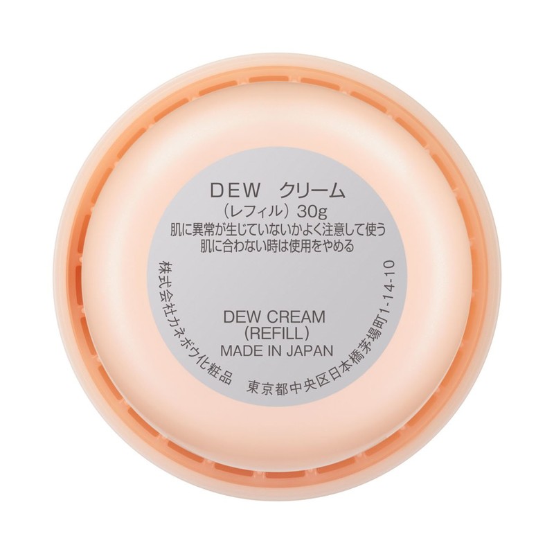 DEW Cream Refill, 1.1 oz (30 g), Moisturizing Cream