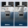 (2 Pack)24" x 30" Reversible Metal Backsplash Matching screws |