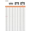 EMFA Lamellar Plugs 50 x 25 mm for Rectangular Tube