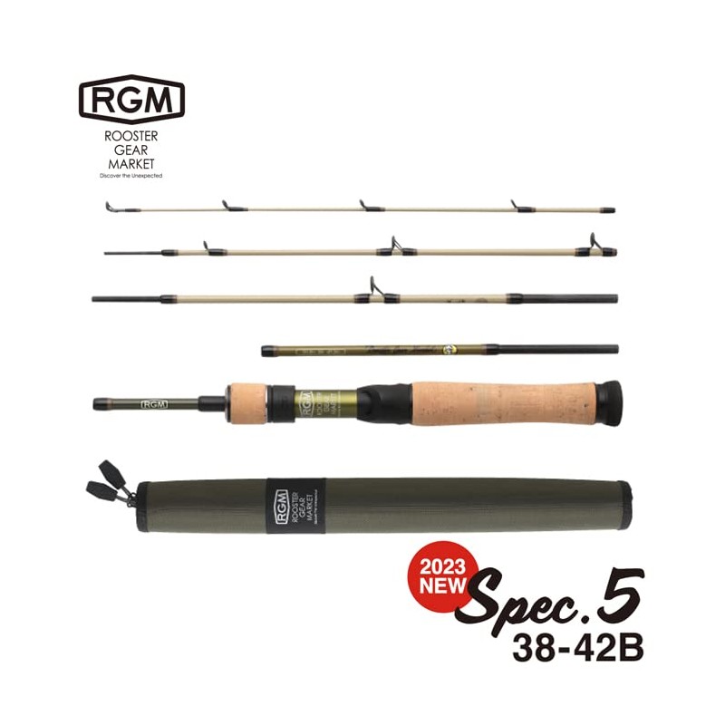 RGM Spec 5 38-42B Puck Rod (Jackal) Black 38-42B