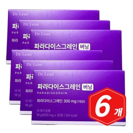 Dr. Lynn Paradise Grain Burning Phytochemical 30 Tablets x 6 Oat Dietary Fiber Chicory Root Extract Powder / 닥터린 파라다이스그레인 버닝 파이토케미컬 30정 x 6개 귀리 식이섬유 치커리 뿌리 추출 분말