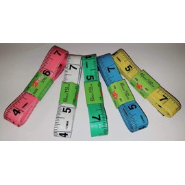 60 inches Double Scale Soft Body Measuring Ruler Tailor Tape Sewing Cloth Soft Flat Tape Measure (4)