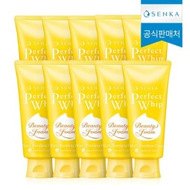 Senka Perfect Whip Vitamin C Poreless Glow 100g x 10 / 센카 퍼펙트 휩 비타민C 포어리스 글로우 100g 10개