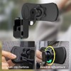 SUREWO 360° Rotating Backpack Strap Mount, Quick Clip Mount with