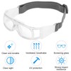 AntiExplosion Basketball Glasses Football Goggles UV Protection Sport Eyeglasses(White )