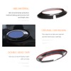 DIYUCAR ABS Plastic Car Rear Badge Ring Logo Frame Cover
