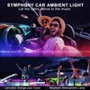 Acrylic Interior Car LED Strip Light with Wireless APP, RGB