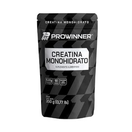 PROWINNER | Creatina Monohidrato, Suplemento Alimenticio, Creatina Monohidrato 100%Pura Micropulverizada con Fructosa y Ácido Alfa Lipóico, 5.96 g de Creatina por Porción, Pre entreno, Bolsa de 350g