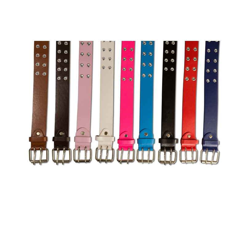 SCAMODA Rivet Belt Set of 2 with Double Hole Rivets,