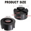 BEANPRECOY Floor Jack Rubber Pad DIY Car Universal Cross Groove