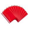 Hamelin A4 Red Polypropylene Project Folders, Pack of 25 -