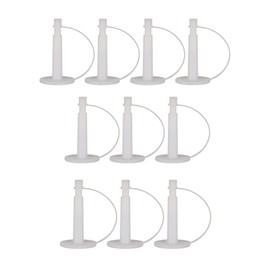 Polygem LCR Liquid Concrete Repair Injection Ports, 10-Pack with Attached Caps - Industrial Strength Epoxy Injection System for Concrete Crack Repair | Use with LCR Epoxy Repair Paste