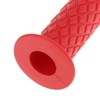 HANSWD 22mm Motorcycle Rubber Handle Grips Left and Right Set