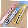 Operitacx 10pcs 30cm Piano Ruler Convenient Kids Ruler Convenient Children