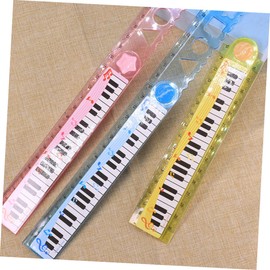 Operitacx 10pcs 30cm Piano Ruler Convenient Kids Ruler Convenient Children Ruler School Student Ruler Rulers Bulk for Classroom Small Ruler Cartoon Children Ruler Cute Ruler Multi Plastic