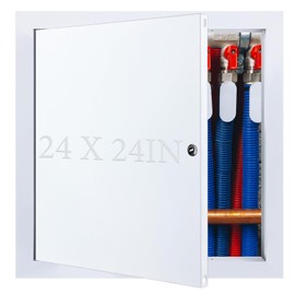 Gisafai 24 x 24 Inch Aluminum Access Panel for Drywall – Lightweight, Rust‑Resistant Wall & Ceiling Access Door for Plumbing, Electrical & HVAC