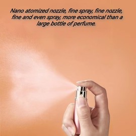 Xuejeje Refillable Travel Perfume Atomizer, 5ml Capacity, Blue Metallic, 3.19 inch (4 bright gold)