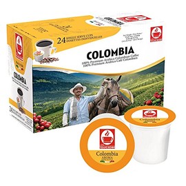 Bonini Coffee Pods, Pack of 2 Keurig Compatible Coffee Pods, K-Cup. 100% Columbian Arabica Blend Each Pack 24 pods (Total 48 pods)
