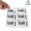 Shop4Mailers 6-Up White Permanent Self Adhesive Shipping Labels 3 1/3”