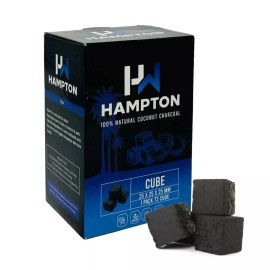 HAMPTON NSTURAL CUBE COCONUT CHARCOAL 72 CUBE