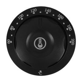 YARNOW Thermostat Switch Burner Switch Controller Fryer Gas Stove Knobs Stovetop Ovens Oven Stove Knob Oven Control Knob Rotating Switch for Stove Replacement Oven Knobs Plastic Black