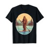 Funny Paddleboarding Bigfoot Paddleboard SUP Paddle Board T-Shirt
