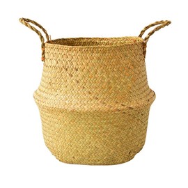 artificial christmas tree Spruce Christmas Tree Basket Mini Christmas Decor Tree Basket Plant Basket Picnic And Grocery Basket Storage Baskets Bin,4 Sizes flocked christmas tree ( Color : A 32cm )