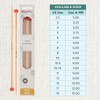 KnitPro Basix Beech Single Pointed Needles 12" (30cm) | 5.00mm