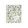 HawSkgFub Cute Panda Bear Mink Baby Blankets with Dotted Backing