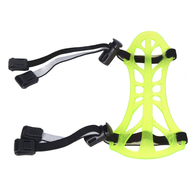 Archery Arm Guard TPE Adjustable Protective 2 Strap Forearm Protector