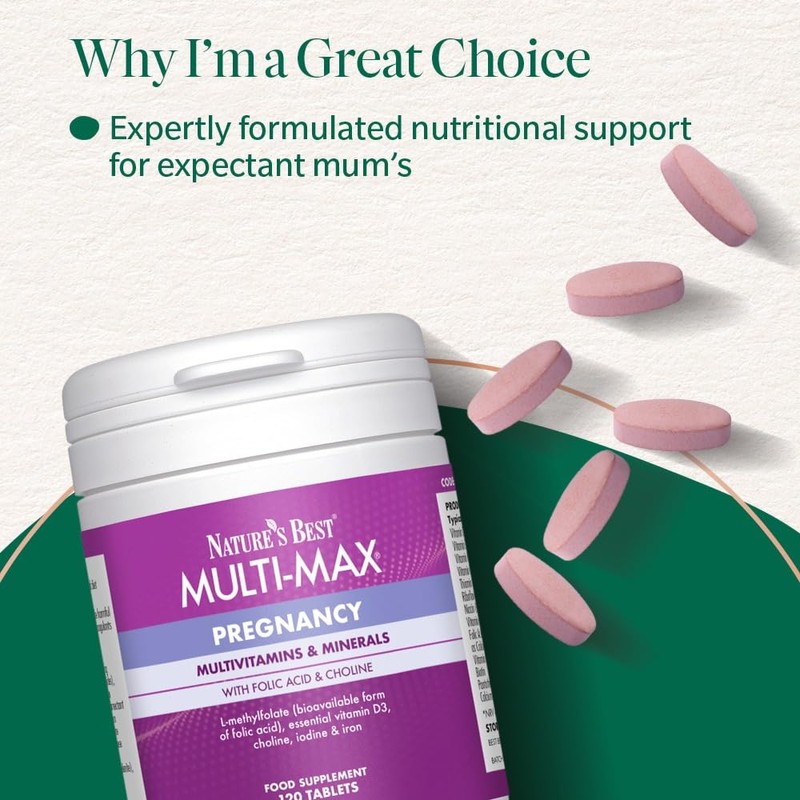 Nature's Best Multi-Max Multivitamin for Pregnancy - Comprehensive Nutritional Support