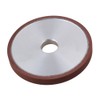 CNBTR Resin Diamond Parallel Grinding Wheel 180# Silver 100x10x20mm for