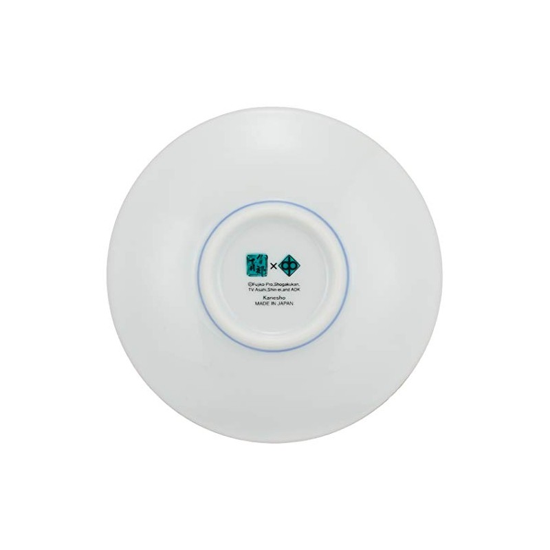 Doraemon 008148 Kutani Ware Small Plate, Iidaya-style, Hachirote