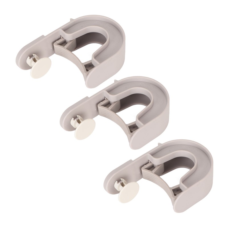 3Pcs Broom Mop Holder Self Adhesive Prevent Slip Multipurpose Wall