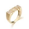 9 Carat Gold on Solid Sterling 925 Silver Diamond Set