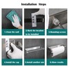 Kitchen Roll Holder Wall Mounted Stainless Steel Kitchen Roll Holder