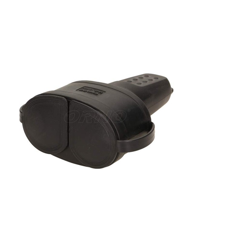 ORNO AE-13117(GS) Workshop Schuko Plug with Earthing 2 Sockets IP44