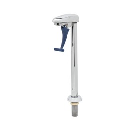 T&S Brass B-1210-12 12-Inch Deck Mount Pedestal Glass Filler with 1/2-Inch Npt Male Shank