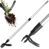 Hoffen Adjustable Stand Up Weeder (33-55 Inch), Lightweight Aluminum Weed