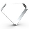 Diamond Gem Cookie Cutter Set for Baking, 5/4/3/2 inch, 4