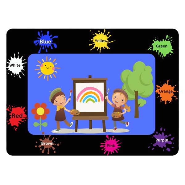 Kids Rug World- Art Center- Painting Fun Educational Classroom Area