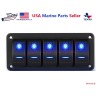 Mear Gear 5 Gang Switch Panel Toggle Rocker Switch Waterproof