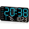 MASHI 8.4''Large Digital Wall Clock, Led Alarm Clock with Big