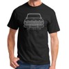 1972 Ford F100 Pickup Truck Front End Design Classic Print Tshirt X-Large Black