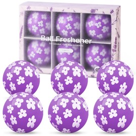 SCENTORINI SCENTORINI Shoe Deodorizer Balls, Lavender Scented Deodorizing Balls for Sneakers Trainers Cars Lockers Wardrobes, 6 Pack