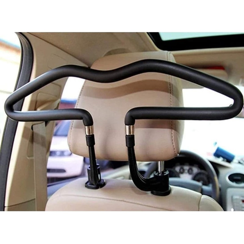 Percha de Metal para abrigos de coche, reposacabezas asiento coche,